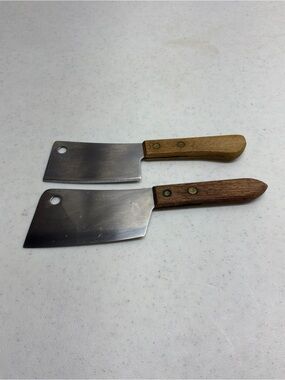 Vintage Stainless Steel Japan Mini Cheese Cleavers 1 is Bonny